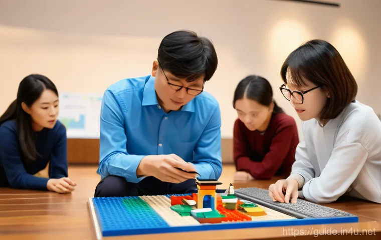 관광통역안내사로서 현장에서의 다국어 활용 사례 - A vibrant scene with a diverse group of international tourists, including East Asian, European, and ... 관광통역안내사로서 현장에서의 다국어 활용 사례 - A vibrant scene with a diverse group of international tourists, including East Asian, European, and ...